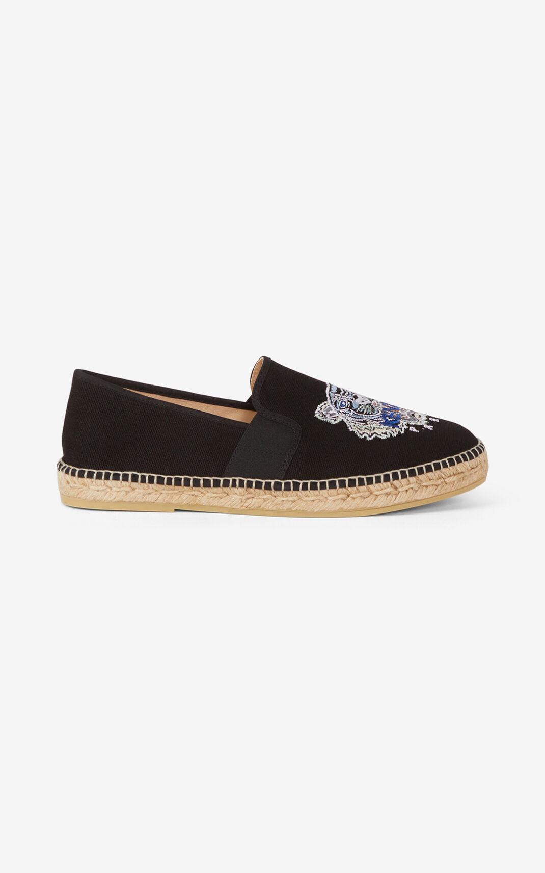 Kenzo Elasticated Tiger Moška Espadrile Črna SI-6195052